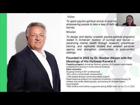 Հիմնադրամի գործունեության մասին՝ Հայ-Ամերիկյան Հոգեկան Առողջության Ասոցիացիայի կոնֆերանսին